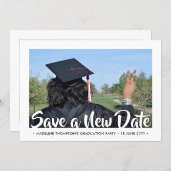 2 photo graduation update new plan change the date invitation