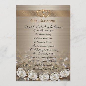 Small 40th Anniversary Vow Renewal Front View