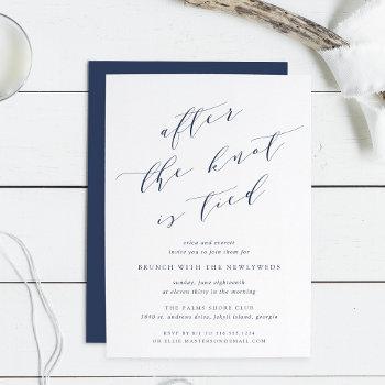 Small After The Knot Is Tied | Wedding Brunch Front View