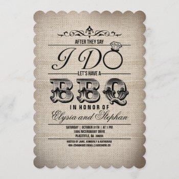 Small After They Say I Do Lets Have A Bbq Invite Front View