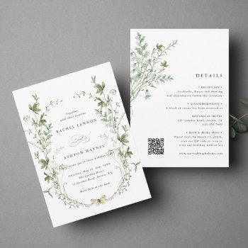 Small All In One Elegant Wildflower Wedding Front View