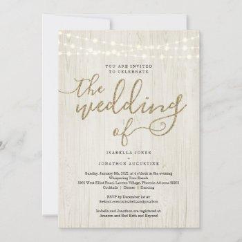 Small All In One Wedding  With Rsvp & Registry Front View