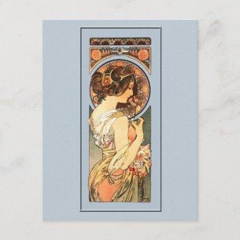 art nouveau beautiful bride shower invitation