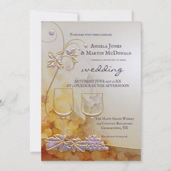 Small Artistic Whimsical Wine Wedding Front View