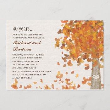 Small Autumn 40th Anniversary Photo Front View