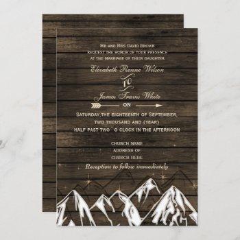 Small Barn Wood Camping Rustic Mountains Wedding Front View