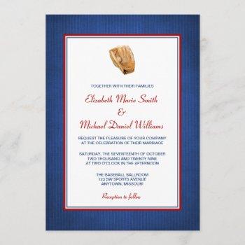 baseball wedding invitations