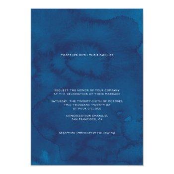 Small Beautiful Jewish Stary Sky Wedding Real Foil Front View