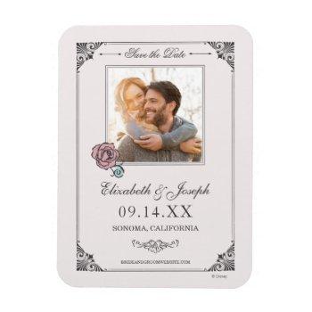 Small Beauty And The Beast | Photo Save The Date Magnet Front View