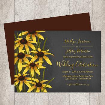 Small Black Eyed Susan Wedding Front View
