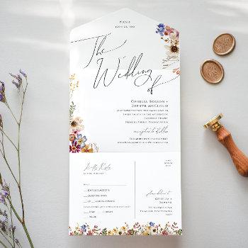 Small Boho Wildflower | Garden Wedding Of Seal And Send All In One Front View