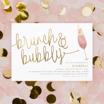 budget brunch & bubbly champagne bridal shower