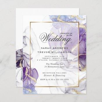 budget wedding wild wisteria gold abstract