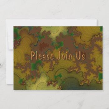 Small Camo Fractal Wedding Front View