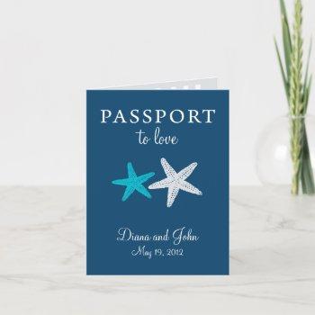 Small Cape May New Jersey Passport Wedding Front View