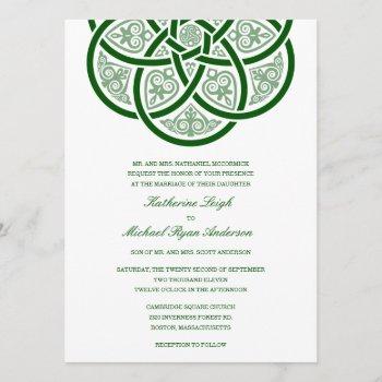 Small Celtic Knot Wedding Front View