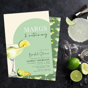 Small Chic Elegant Margs And Matrimony Baby Shower Front View