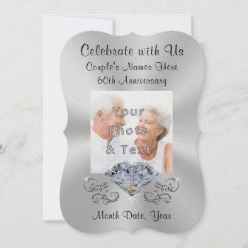 christian 60th wedding anniversary invitations