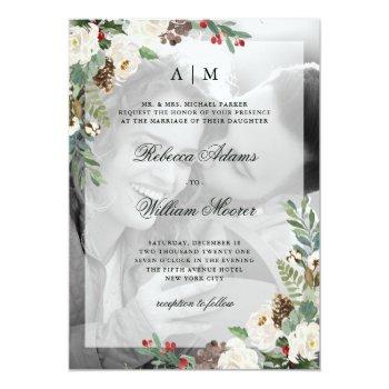 Small Christmas Wedding | Photo  With Overlay Front View