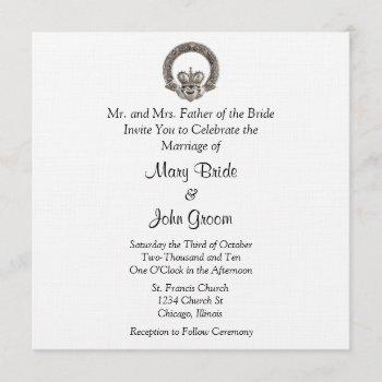 claddagh wedding invitations