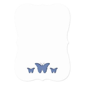 Small Color Editable Butterfly Wedding Back View