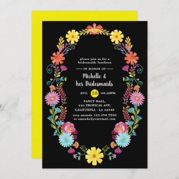 Small Colorful Floral Fiesta Bridesmaids Luncheon Front View
