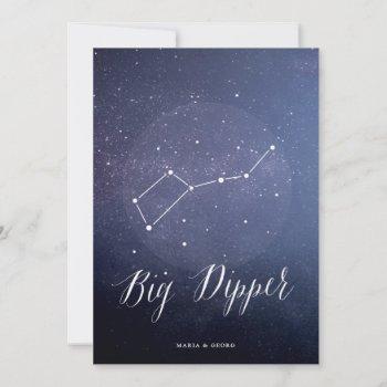 Small Constellation Celestial Table Number Big Dipper Front View