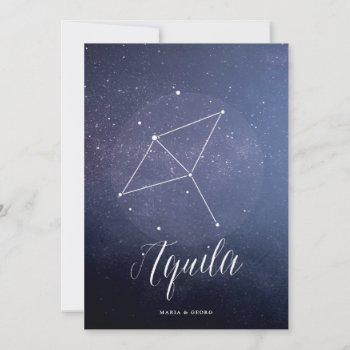 Small Constellation Star Celestial Table Number Aquila Front View