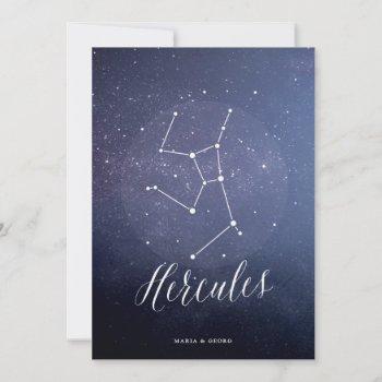Small Constellation Star Celestial Table Number Hercules Front View