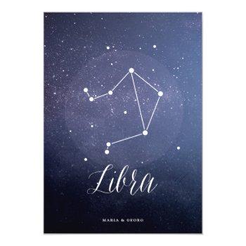 Small Constellation Star Celestial Table Number Libra Front View