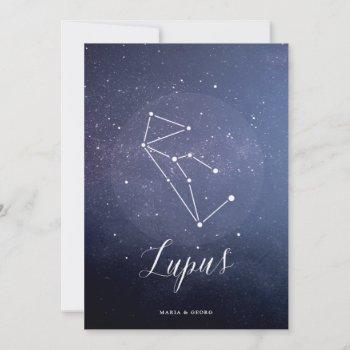 Small Constellation Star Celestial Table Number Lupus Front View