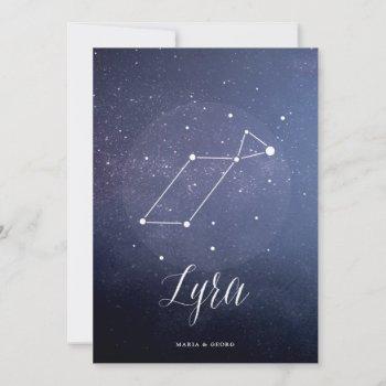 Small Constellation Star Celestial Table Number Lyra Front View