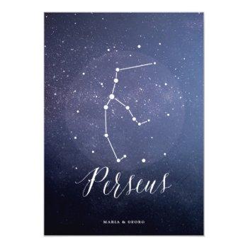 Small Constellation Star Celestial Table Number Perseus Front View
