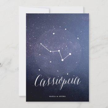 Small Constellation Star Table Number Cassiopeia Front View