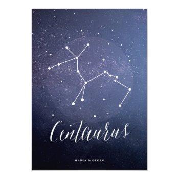 Small Constellation Star Table Number Centaurus Back View
