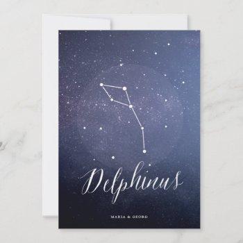 Small Constellation Star Table Number Delphinus Front View