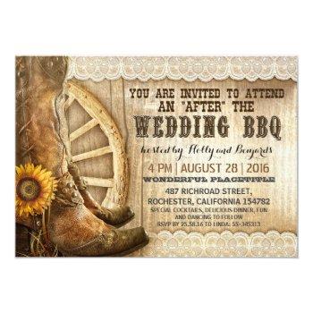 Small Cowboy Boots Country Western After Wedding Bbq Front View