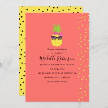 Small Cute Quirky Exotic Tropical Beach Baby Shower Front View