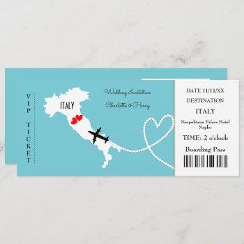 destination wedding italy europe invitation