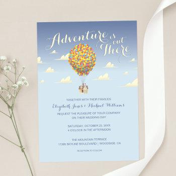 disney pixar up wedding | adventure is out there c invitation