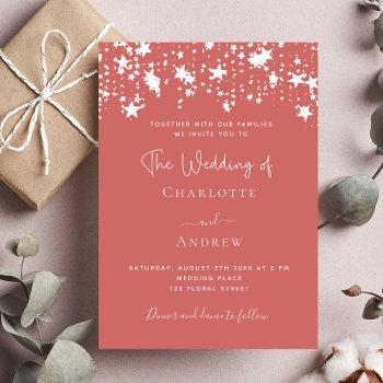 Small Dusty Earth Stars Elegant Wedding Front View