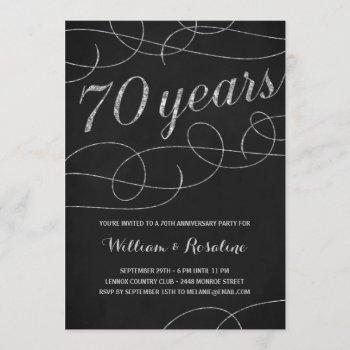 Small Elegant Flourish | 70th Anniversary Party Front View