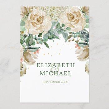elegant modern rose jewish wedding chuppah invitation