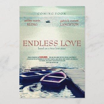 Small Endless Love Movie Poster Style Front View