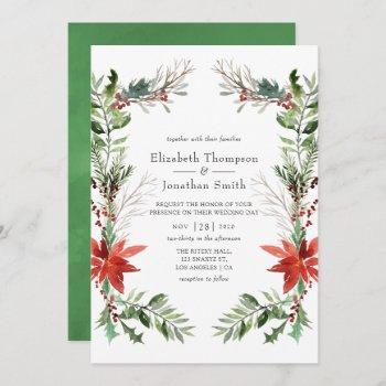 Small Evergreen - Wintertide Woodland Christmas Wedding Front View