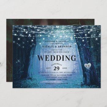 Small Evermore | Enchanted Fairy Forest | Blue Wedding Front View