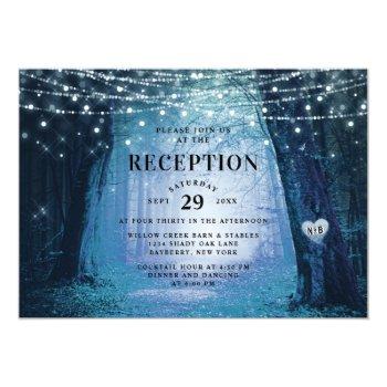 Small Evermore | Enchanted Forest Blue Wedding Reception Front View