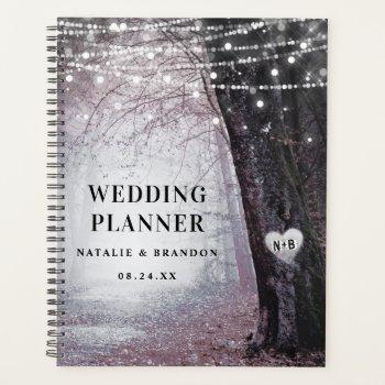 Small Evermore | Enchanted Forest Mauve Wedding Plans Planner Front View