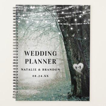 Small Evermore | Enchanted Forest Moss Wedding Plans Planner Front View