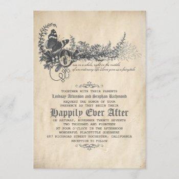 fairytale wedding invitation